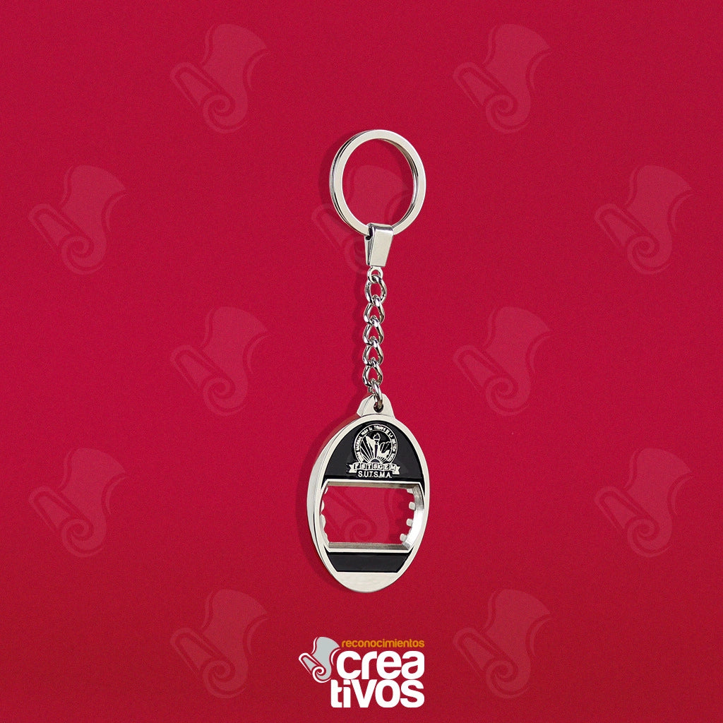 Llavero Personalizado Plateado de S.U.T.S.M.A.