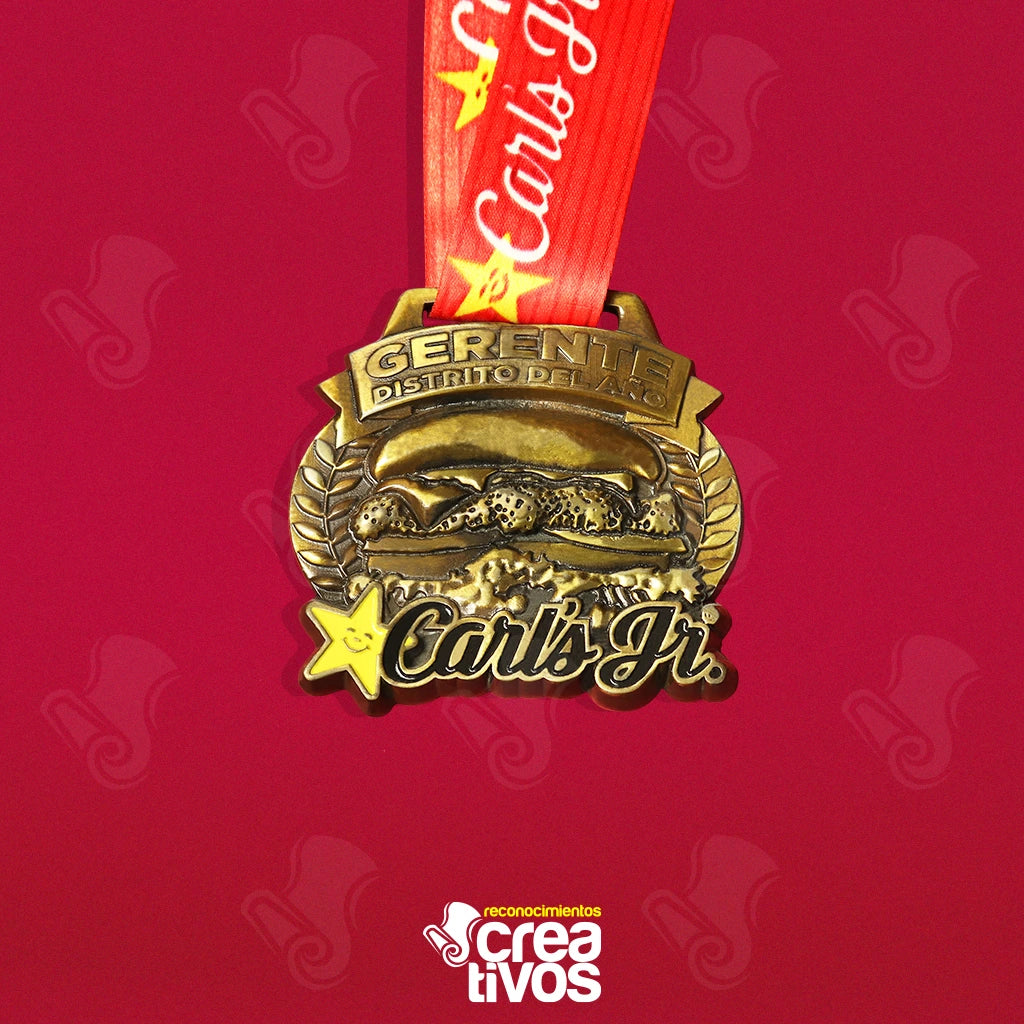 Medalla Personalizada de Carls Jr