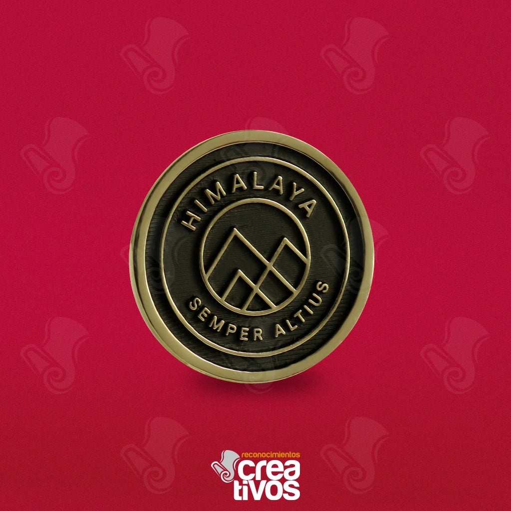 Moneda Personalizada Dorado Antiguo de Himalaya