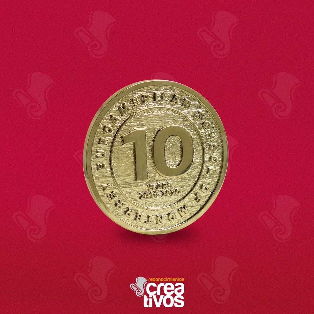 Moneda Personalizada de Euroamerican School of Monterrey