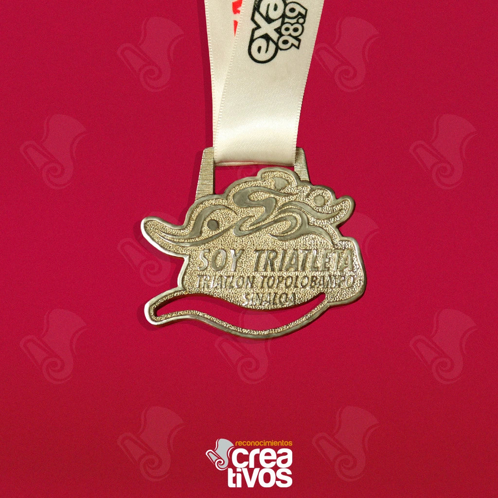 Medalla Personalizada de Triatlon Sinaloa