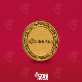 Moneda Personalizada Dorada de Linamar