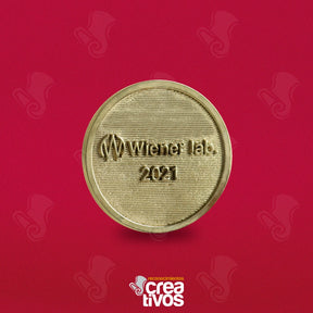 Moneda Personalizada Plateada de Wiener Lab